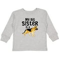 thumbnail image 3 of Inktastic My Big Sister is a German Shepherd Boys or Girls Long Sleeve Toddler T-Shirt, 3 of 5