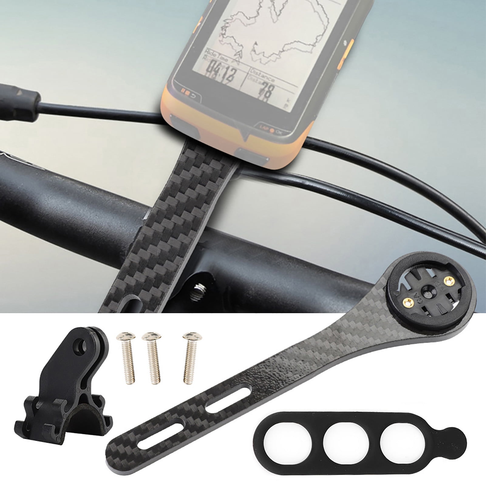 Eddwiin Support d ordinateur de velo pour Garmin Support d extension de Guidon de velo de Route Tige de Guidon Integree pour la Serie Bryton Walmart