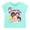 Turquoise, variant on Moana Snow White Sally Birthday T-Shirt Little Kid to Big Kid