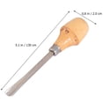 thumbnail image 4 of 1 Set 6pcs Wooden Carving Chisel Set Professional Carving Tools Gouges Chisels for Beginners Hobbyists (Mixed Style), 4 of 8