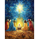 thumbnail image 1 of Qisvanset 12x16 Inch Nativity Scene Canvas Wall Art, Holy Family Wise Men Religious Holiday Home Decor, 1 of 8