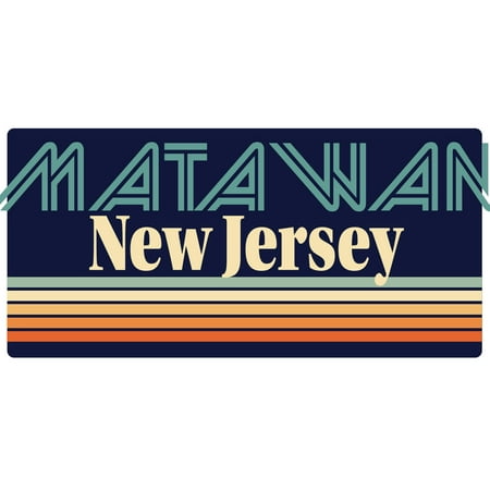 

Matawan New Jersey 5 x 2.5-Inch Fridge Magnet Retro Design