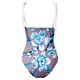thumbnail image 3 of Gibobby Batas de baño mujeres spa Traje de baño con estampado de flores y cuello en V para mujer Conjuntos de bikini con falda y delantal(Morado,M), 3 of 4