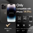 thumbnail image 2 of YWC-Case for iPhone 14 Pro 6.1-Inch Compatible with MagSafe, Heavy Duty Dual-Layer Rugged Protection, Shockproof Protective Tough Phone Magnetic Cover (Black), 2 of 4