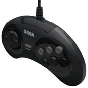 Retro-Bit Official Sega Genesis Controller 6-Button Arcade Pad - Black