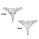 thumbnail image 3 of Balery Bicycle Tangas de Algodón para Mujer con Estampado – Ropa Interior Sexy, Transpirable, G-string-4X-Large, 3 of 6