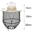 thumbnail image 2 of Anti-bee, Máscara Sombrero De Pesca Mosquito Anti Malla De, 2 of 8