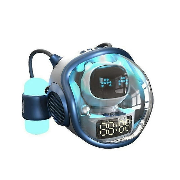 Astronaut Spaceship Wireless Bluetooth Speaker AI Interactive with RGB Light Alarm-Clock Night Ligh