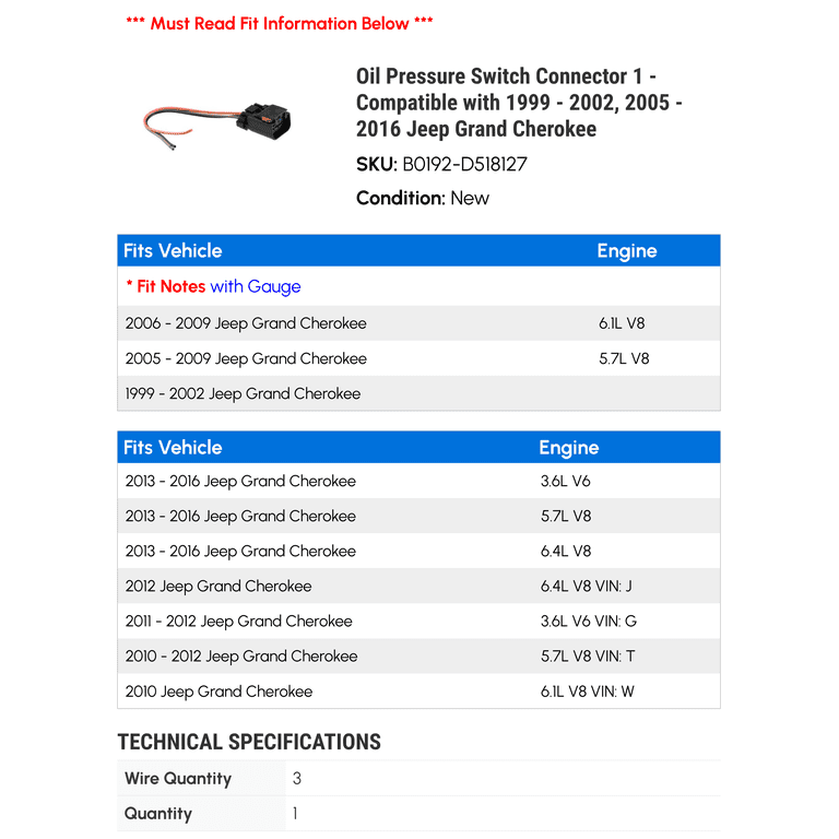 LT Gen V Oil Pressure Sensor Connector Harness Pigtail | WP0IL50 – ICT LT Gen V Oil Pressure Sensor Connector Harness Pigtail | WP0IL50 – ICT