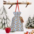thumbnail image 6 of Fuzoiu Cute Sloth Print Christmas Gift Bag,Burlap Gift Bag with Drawstring Closure & Hang Tag,Perfect for Holidays, Birthdays, and Special Occasions-Small, 6 of 7