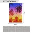 thumbnail image 3 of Easygdp Palm Trees at Sunset Garden Flag Yard Flag Welcome Flag, Double-Sided, Weather Resistant for Outdoor Decor - 12.5"x18", 3 of 9
