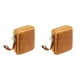 thumbnail image 3 of Bolsa de almacenamiento de púas de guitarra Billuyoard con cierre de cremallera universal Media Malla Naranja 2piezas, 3 of 6