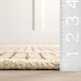 thumbnail image 2 of nuLOOM Emaline Geometric Wool Area Rug, 3' x 5', Ivory, 2 of 9