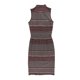 thumbnail image 2 of bar III Vestido ajustado con cuello alto para mujer, rojo, XX-Small, 2 of 2