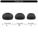 thumbnail image 3 of pairs of earbud covers earplugs for earbuds that ensure long-lasting comfort and, 3 of 5