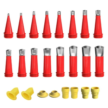 

24pcs Bathroom Sink Caulking Finisher Kit 14pcs Nozzle 8pcs Connection Base Tool