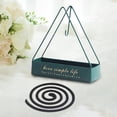 thumbnail image 5 of kowaku 4xWrought Iron Coil Holder Holders for Living Room Garden Triangle Green 4 Pcs, 5 of 9