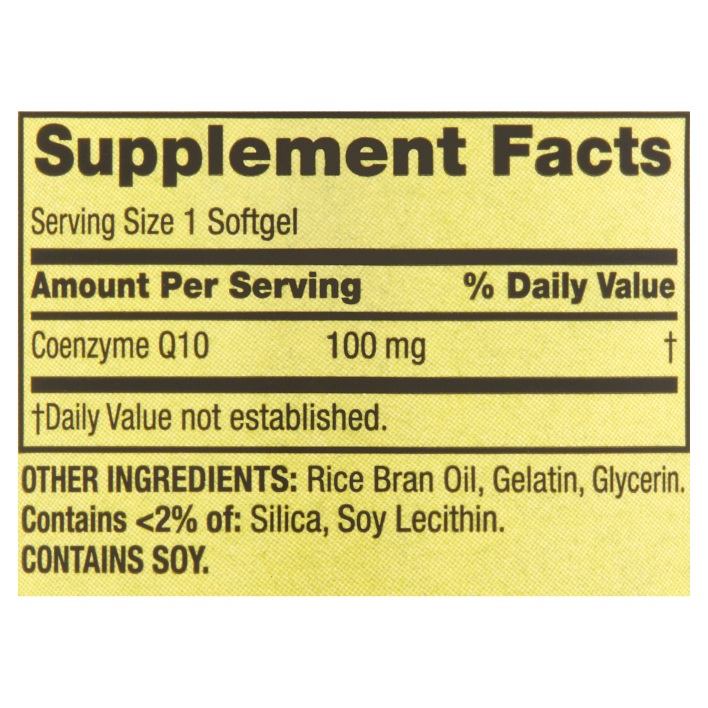 Spring Valley Rapid-Release CoQ10 Dietary Supplement, 100 mg, 30 Count - image 2 of 9
