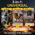thumbnail image 5 of Pnoeoce 580N.m Brushless Cordless Impact Wrench,1/2" Impact Gun, 21V High Torque, 3200RPM with 2*4.0Ah Battery for Car Repair and DIY, 5 of 10