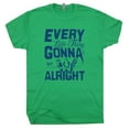 thumbnail image 2 of Cool Reggae Shirt for Men Women Every Little Thing Is Gonna Be Alright T Shirt Cute Vintage Saying Three Birds Graphic Tee, 2 of 4