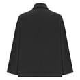 thumbnail image 5 of HAPIMO Women's Trendy Blazer Casual Long Sleeve Lapel Collar Cardigan Suit Jacket Loose Solid Two Button Coat Business Office Work Blazer Black M, 5 of 9