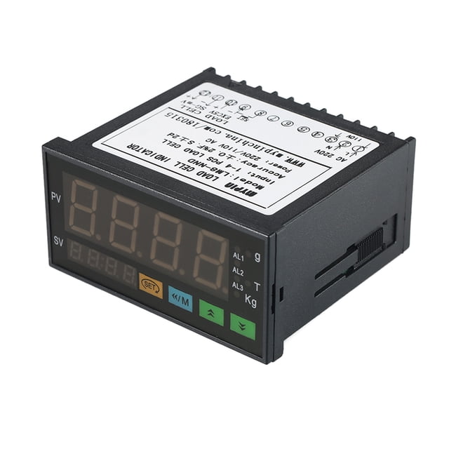 TFixol Digital LED Display Weighing Meter Load-cells Indicator 1~4 Load Cells Signals Input