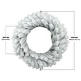 thumbnail image 4 of MXTPOV Flocked Christmas Wreath, Snowy Encrypted Wreath, Christmas Wreaths for Front Door Party Wedding, Home Decor, 18.11 inch, 4 of 6