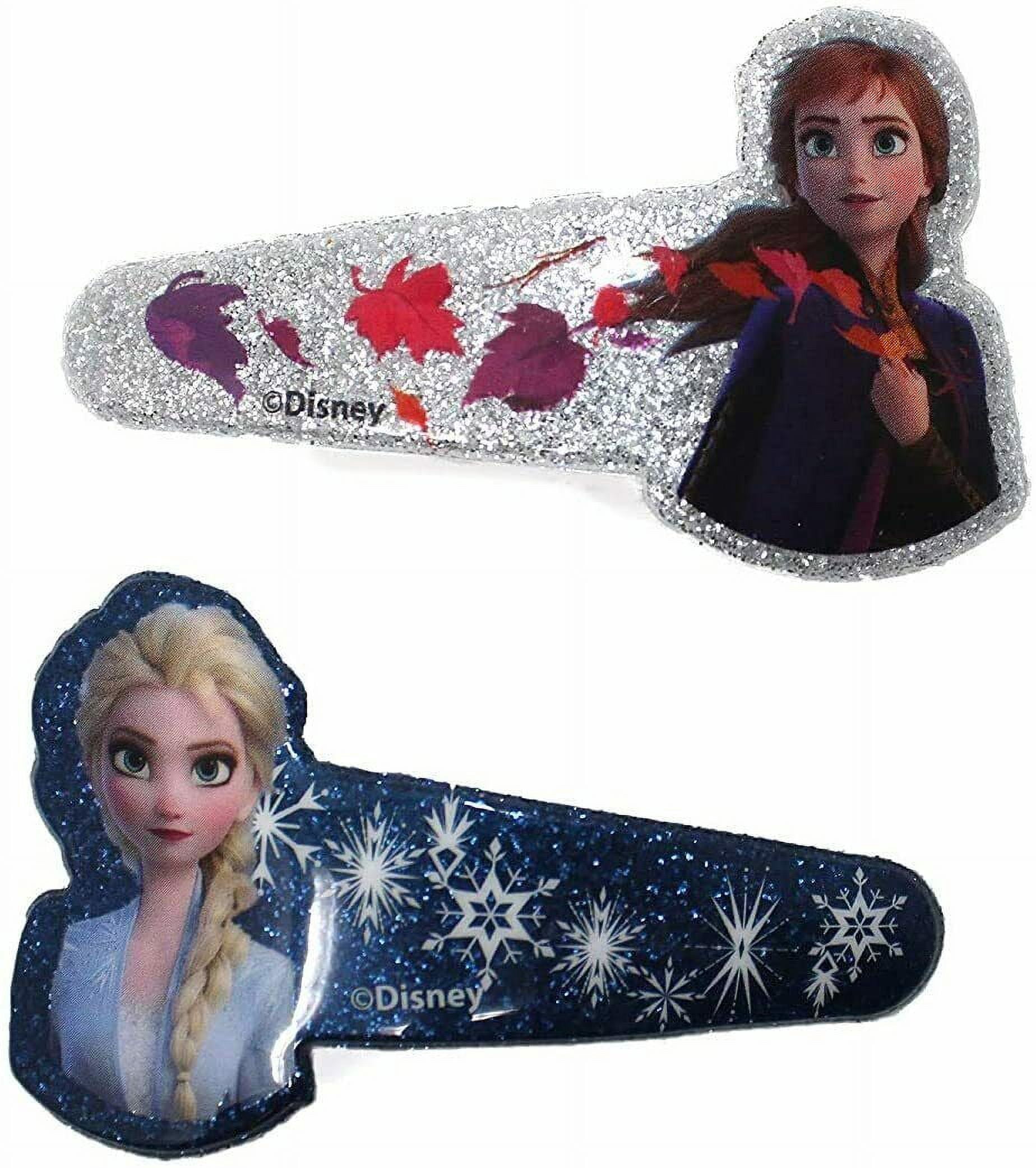 Frozen ( Elsa And Anna ) Grosgrain Ribbon Girls Hair Bows Style A or B ( Hair Clip or