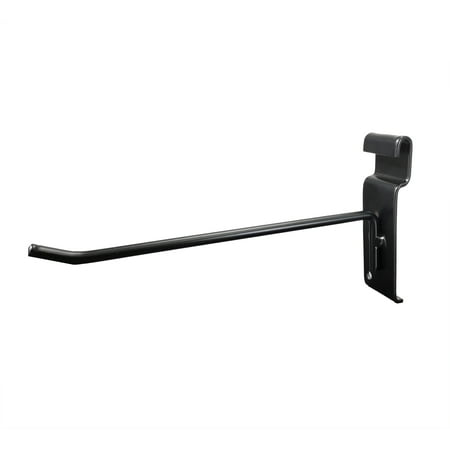 

FixtureDisplays® 10 Pack 6 Black Gridwall Hook 10147
