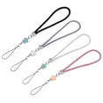 thumbnail image 3 of Miangastore 4Pcs Hand Wrist Strap Lanyard PU Leather Wristlet String for Cell Phone Camera Key ID Name Tag Badge, 3 of 8