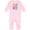 AD-Pink, variant on Inktastic Nana and Pops Love Me Retro Flowered Baby Romper Coveralls
