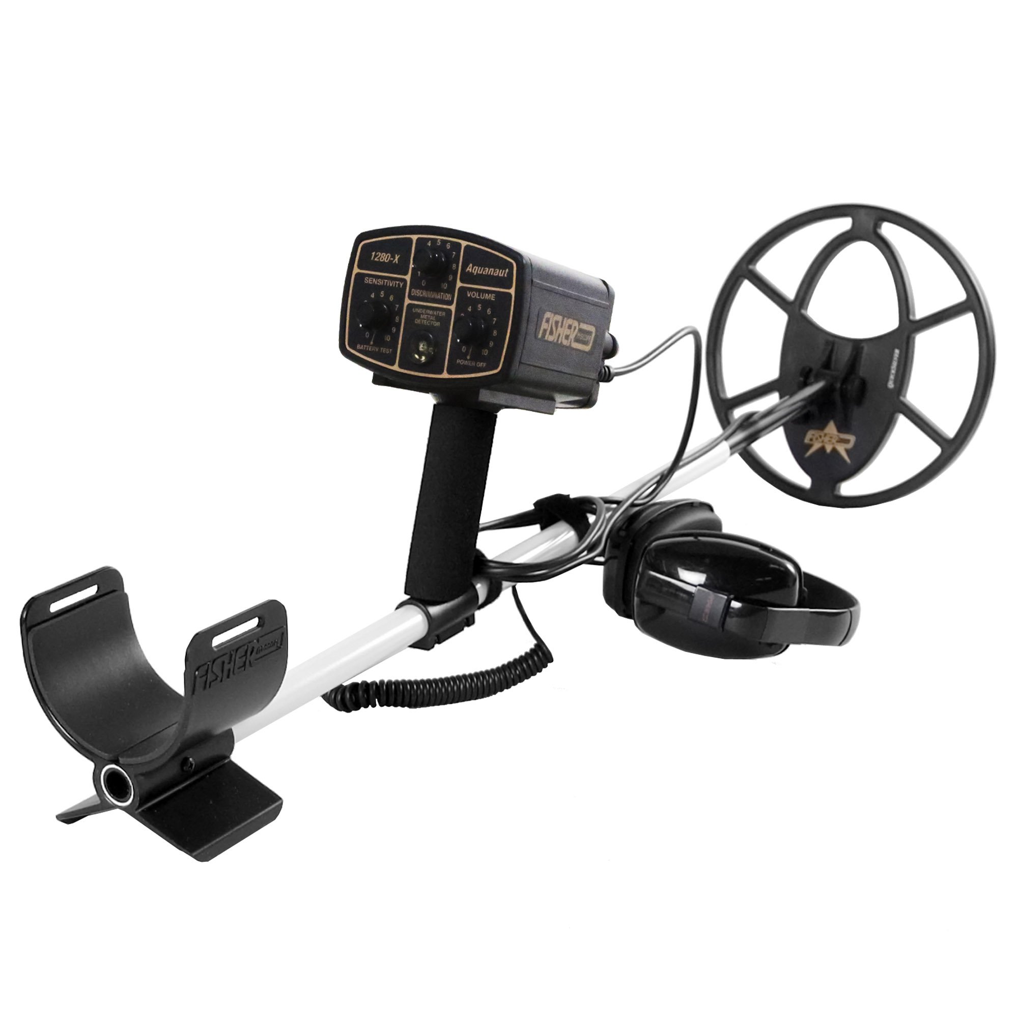 Fisher 1280x Metal Detector with 10.5" Search Coil