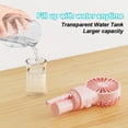 thumbnail image 4 of Ventilador nebulizador portátil multiusos Frelisiy rosa, 4 of 6