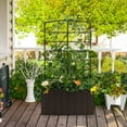 thumbnail image 2 of Costway Outdoor Metal Raised Garden Bed Planter Box Container for Flower Climbing Plants, 2 of 9