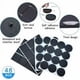 thumbnail image 4 of Lote de 48 patins antidérapants en caoutchouc pour pieds de meubles - Coussinets de proteccion pour pieds de meubles - Coussinets autocollants pour pieds de table et de chaise, 4 of 5