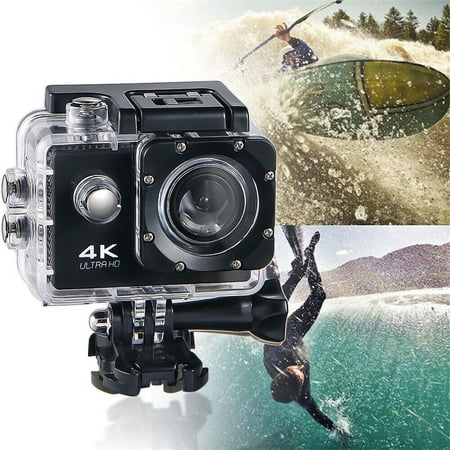 Image of JLLOM Ultra HD Action Camera - Document Your Journey with Wifi Connectivity and Waterproof Design