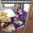thumbnail image 5 of Uorisanigo RV Dinette Cushion Covers Washable Cushion Slipcovers Stretchable 2-Piece Set Purple Polynesian Print Sofa Chair Cover Furniture Protector for RV Camper Car Bench Seats, 5 of 7