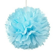 Small Paper Pom Pom, Blue