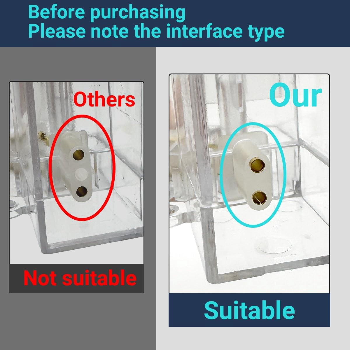 RGHJAR-2pcs Hexagon Garage Light Connectors 120° Y Connector 2 Pin Only LED Garage Celling Tube DIY Hexagon LED Light Accessories Replacement/Spare for Honeycomb Lighting Systems