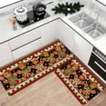thumbnail image 6 of Christmas Cute Gingerbread Man Rugs Set,Winter Xmas Kitchen Mats for Floor,Kitchen Decor,Holiday Decorations for Home,17x30 inch Door Mat+17x47 inch Runner Rug, 6 of 6
