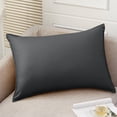 thumbnail image 1 of Waterproof Outdoor Rectangle Pillow Cover | Weather Resistant Cushion Protector | Solid Color Backrest Pillow Cover for Patio, Garden, Pool Furniture, 1 of 9
