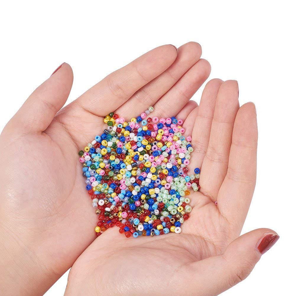 FRCOLOR  Beads for Necklace Making Glass Jewelry Bracelets Necklaces