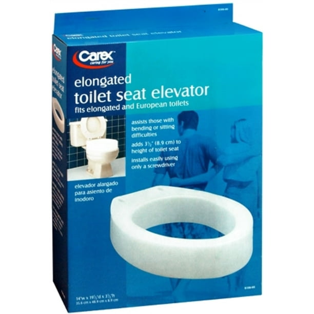 Carex Toilet Seat Elevator Elongated [B30600] 1 Each