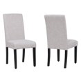 thumbnail image 1 of Costaelm Adison Fabric Dining Side Chair, Light Gray (Set of 2), 1 of 9