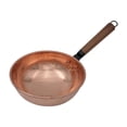 thumbnail image 1 of Cacerola para , cafetera, sartén para calentar de 9 pulgadas, utensilios de cocina con asa, olla de cobre de fácil limpieza, olla para leche para Fondo redondo B, 1 of 9