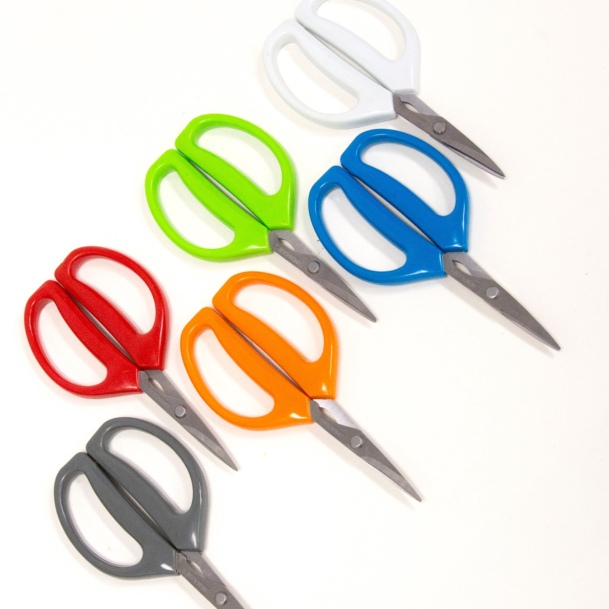 BAZIC 6" Craft & Sewing Stainless Steel Scissors, Sharp Scissor Blades, 24-Pack