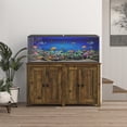 thumbnail image 2 of Farmington 55 Gallon Aquarium or Terrarium Tank Stand, Rustic, 2 of 17