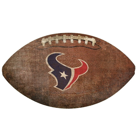 Houston Texans 12'' Football Sign
