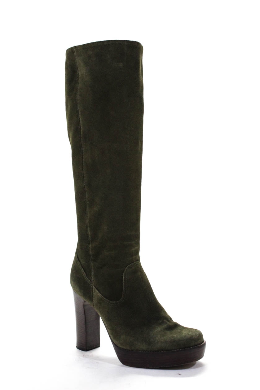 michael kors green boots