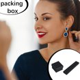 thumbnail image 3 of ZheElen 12Pcs Paper Box Jewelry Earrings Necklaces Storage Ring Case Storing 5*5 1Set, 3 of 6